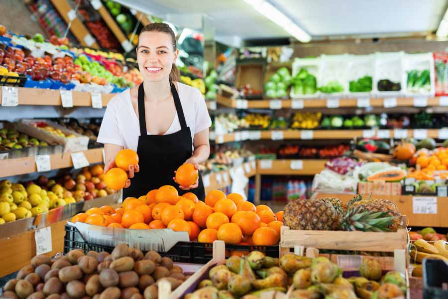 Mitarbeiter Obst und Gemüse